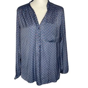 H&M Patterned Woman’s Long sleeve Blouse Size 12